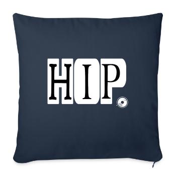 hiphop mc real ghetto battle rapmusik - Sofakissenbezug 45 x 45 cm - Navy - Vorne