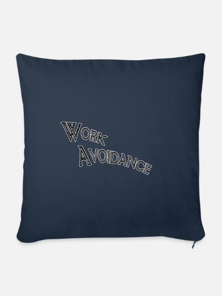 Work avoidance - Sofakissenbezug 45 x 45 cm - Navy