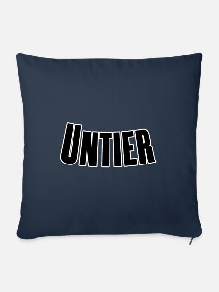 Untier - Sofakissenbezug 45 x 45 cm - Navy