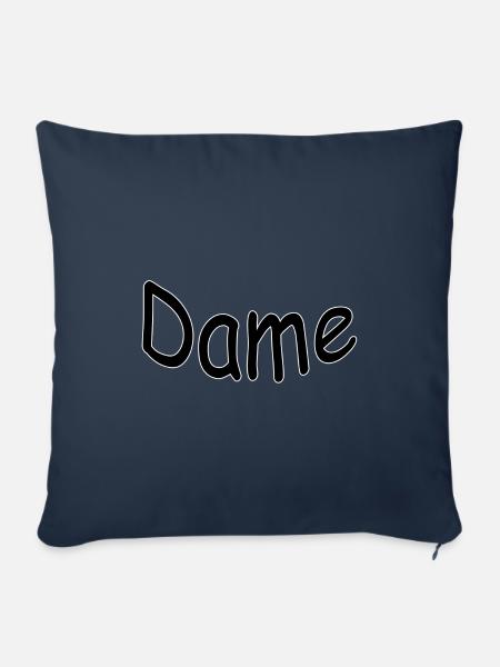 Dame - Sofakissenbezug 45 x 45 cm - Navy