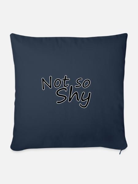 Not so shy - Sofakissenbezug 45 x 45 cm - Navy