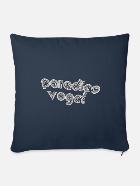 Paradiesvogel - Sofakissenbezug 45 x 45 cm - Navy