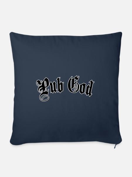 Pub god - Sofakissenbezug 45 x 45 cm - Navy