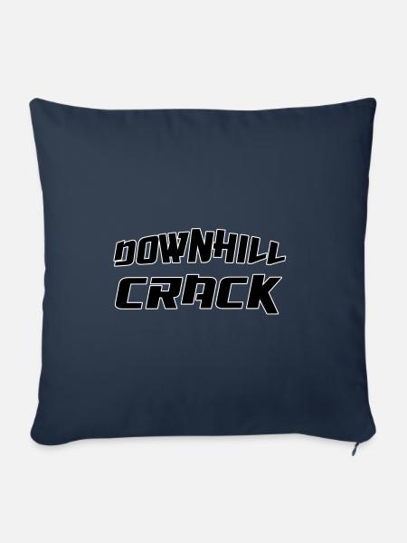 Downhill crack - Sofakissenbezug 45 x 45 cm - Navy