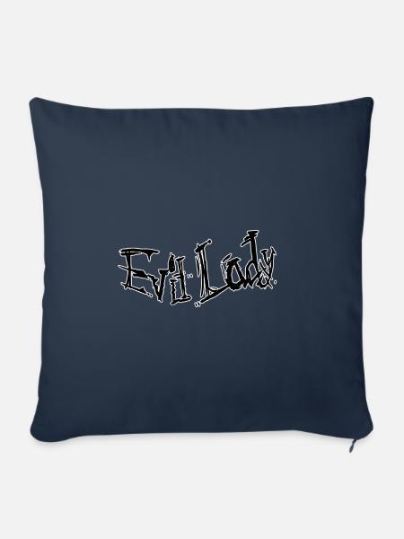 Evil lady - Sofakissenbezug 45 x 45 cm - Navy