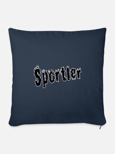 Sportler - Sofakissenbezug 45 x 45 cm - Navy