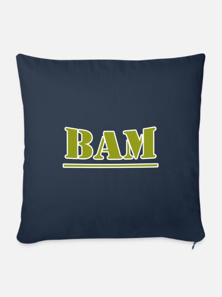 Bam - Sofakissenbezug 45 x 45 cm - Navy