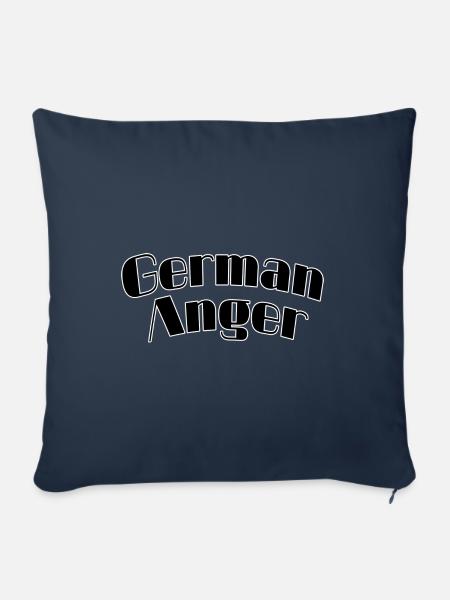 German anger - Sofakissenbezug 45 x 45 cm - Navy