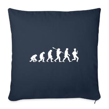 Evolution - Housse de coussin décorative 45 x 45 cm - bleu marine - Devant