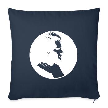 Marie Curie - Sofakissenbezug 45 x 45 cm - Navy - Vorne