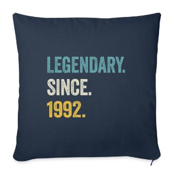 32 Years Old Legendary Since 1992 32nd Birthday - Sofa pillowcase 17,3'' x 17,3'' (45 x 45 cm) - navy - Front