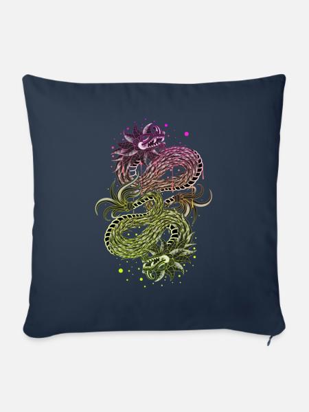 23F 0261 bk - Sofakissenbezug 45 x 45 cm - Navy