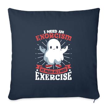 Bodybuilding Powerlifting Weightlifting Fitness - Sofa pillowcase 17,3'' x 17,3'' (45 x 45 cm) - navy - Front