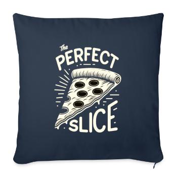 Funny pizza lover pizza enthusiast - Sofa pillowcase 17,3'' x 17,3'' (45 x 45 cm) - navy - Front