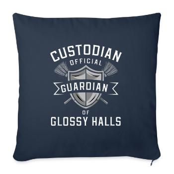 School administrators School staff Caretakers - Sofa pillowcase 17,3'' x 17,3'' (45 x 45 cm) - navy - Front