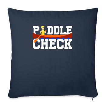 Paddel-check - Sofakissenbezug 45 x 45 cm - Navy - Vorne