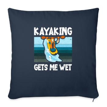 Kajakfahren Macht Mich Nass - Sofakissenbezug 45 x 45 cm - Navy - Vorne