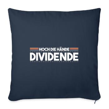 Hoch die Hände Dividende - Sofakissenbezug 45 x 45 cm - Navy - Vorne