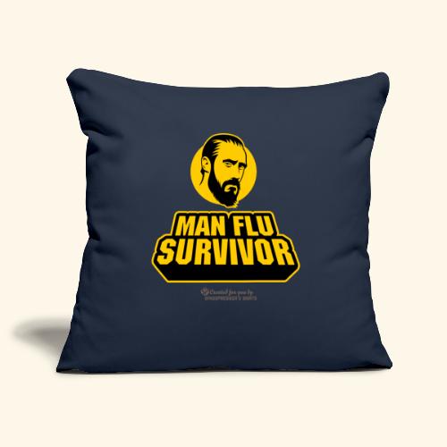 Man Flu Survivor Internet Meme - Sofakissenbezug 44 x 44 cm