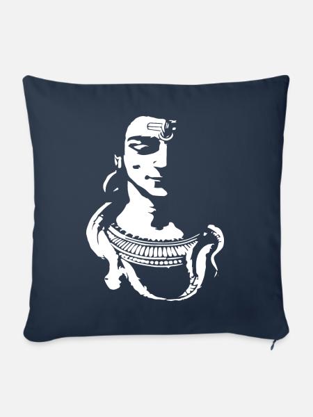 shiva - Sofakissenbezug 45 x 45 cm - Navy