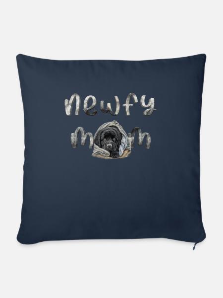 Neufundländer - Sofakissenbezug 45 x 45 cm - Navy