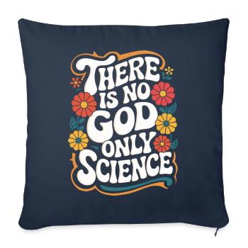 Atheismus Atheist Anti-Religion Agnostiker - Sofakissenbezug 45 x 45 cm - Navy - Vorne
