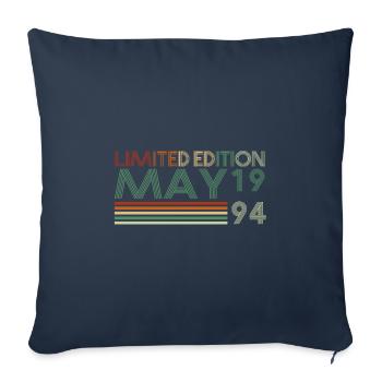 29th Birthday May Vintage 1994 Vintage - Sofa pillowcase 17,3'' x 17,3'' (45 x 45 cm) - navy - Front