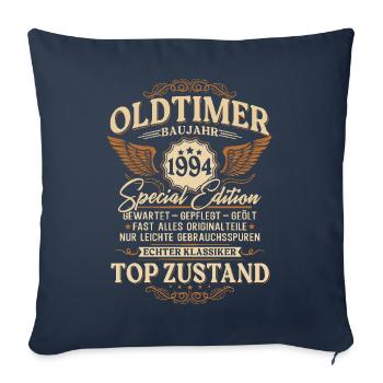 Vintage Car Year 1994 Vintage Birthday Gift - Sofa pillowcase 17,3'' x 17,3'' (45 x 45 cm) - navy - Front