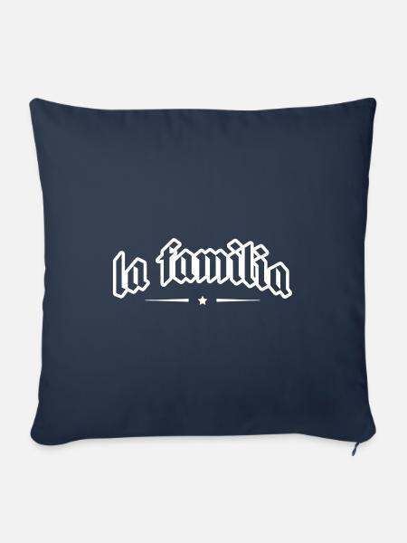 la familia - Sofakissenbezug 45 x 45 cm - Navy