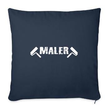 Painter - Sofa pillowcase 17,3'' x 17,3'' (45 x 45 cm) - navy - Front