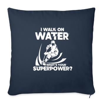 Eishockey - Sofakissenbezug 45 x 45 cm - Navy - Vorne