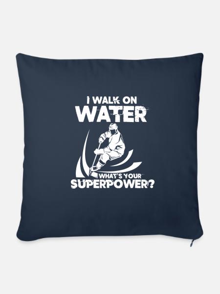 Eishockey - Sofakissenbezug 45 x 45 cm - Navy
