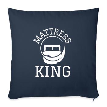Meilleur vendeur de matelas de lit Docteur - Housse de coussin décorative 45 x 45 cm - bleu marine - Devant