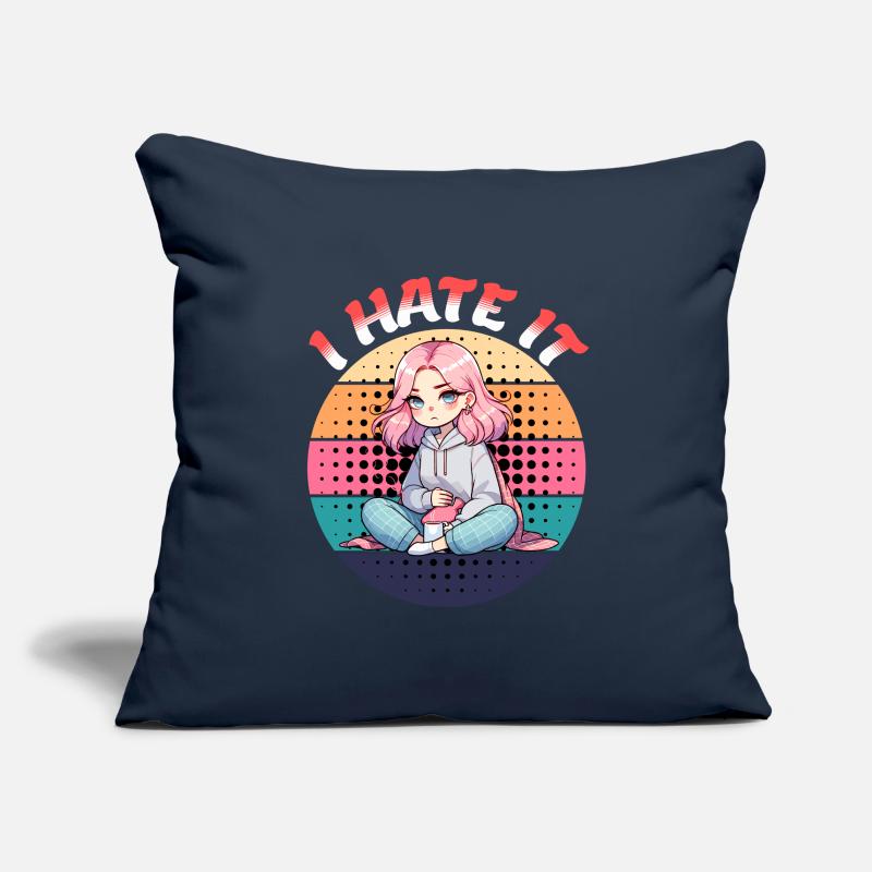 Periode I Hate It Regenbogen Stil Sofakissenbezug 45 x 45 cm