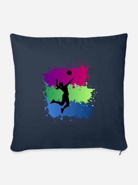 Volleyball - Sofakissenbezug 45 x 45 cm - Navy