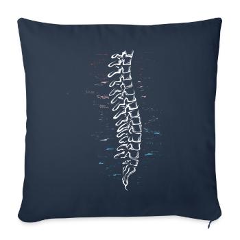Physiotherapist Chiropractor Physiotherapy - Sofa pillowcase 17,3'' x 17,3'' (45 x 45 cm) - navy - Front