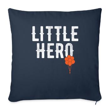 Little Hero - Sweet Toy Balloon - Sofa pillowcase 17,3'' x 17,3'' (45 x 45 cm) - navy - Front