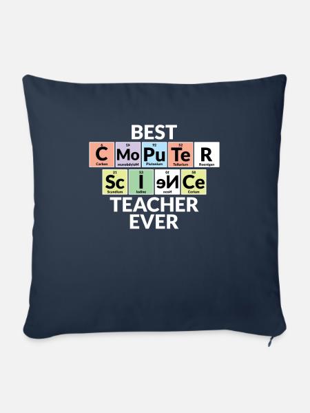 Bester Informatiklehrer Aller Zeiten - Sofakissenbezug 45 x 45 cm - Navy