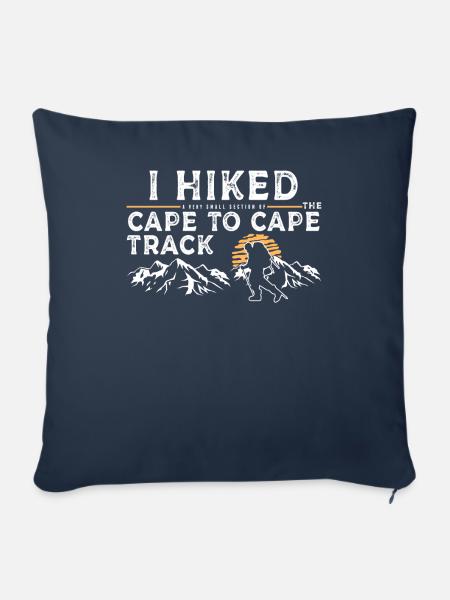 Wanderte - Cape To Cape Track - Sofakissenbezug 45 x 45 cm - Navy