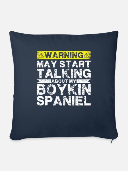 Apropos Boykin-Spaniel - Sofakissenbezug 45 x 45 cm - Navy