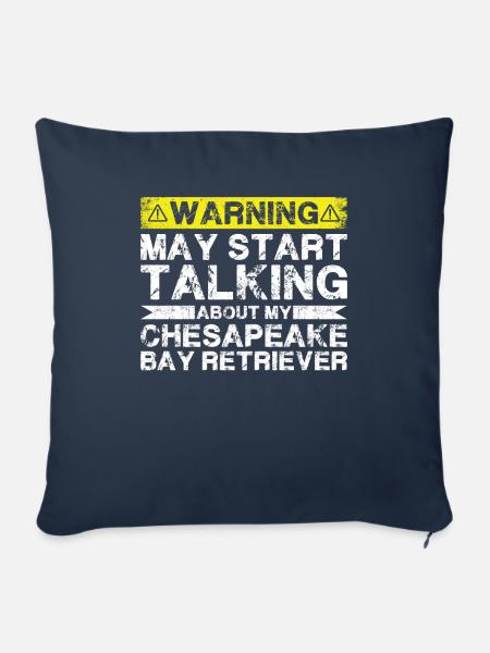 Apropos Chesapeake Bay Retriever - Sofakissenbezug 45 x 45 cm - Navy