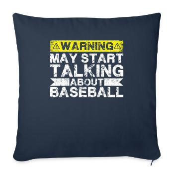 Apropos Baseball - Sofakissenbezug 45 x 45 cm - Navy - Vorne