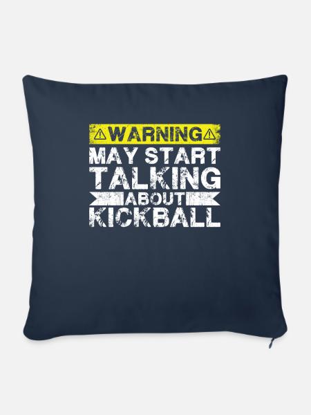 Apropos Kickball - Sofakissenbezug 45 x 45 cm - Navy