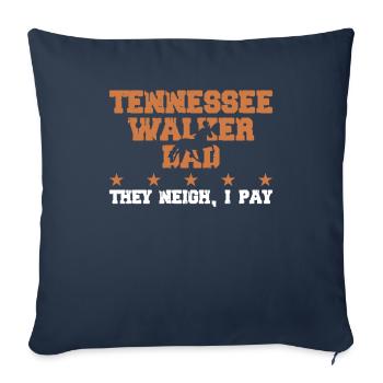 Horse Father - Tennessee Walker - Sofa pillowcase 17,3'' x 17,3'' (45 x 45 cm) - navy - Front