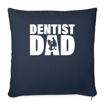 Job - Zahnarzt Vater - Sofakissenbezug 45 x 45 cm - Navy - Vorne