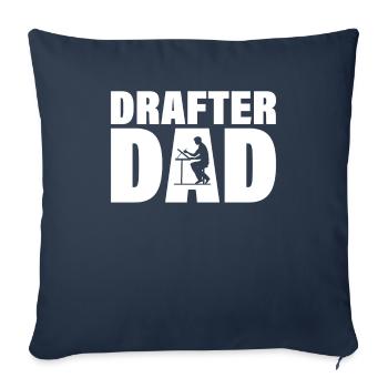 Job - Verfasser Papa - Sofakissenbezug 45 x 45 cm - Navy - Vorne