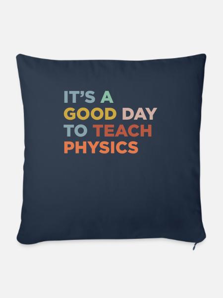 Physiklehrer Unterrichten - Sofakissenbezug 45 x 45 cm - Navy