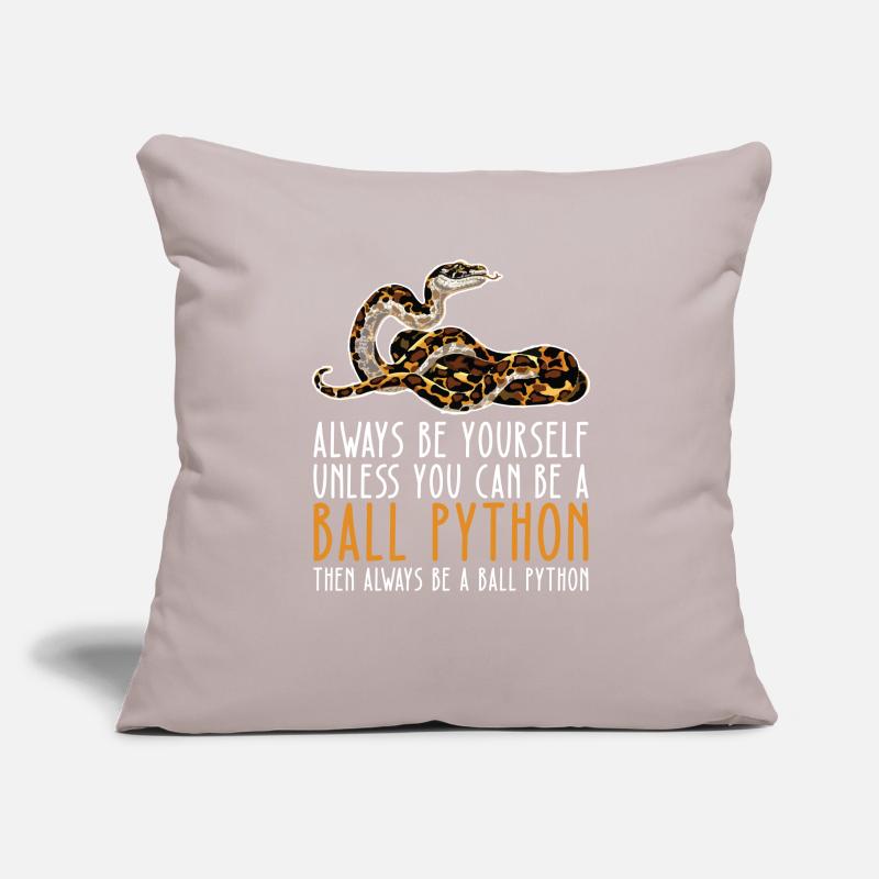 Soyez vous-même – King Python Housse de coussin décorative 45 x 45 cm