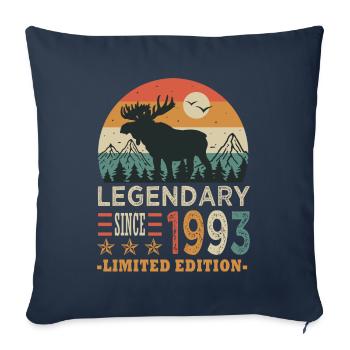 1993 legendary anniversary 30 years - Sofa pillowcase 17,3'' x 17,3'' (45 x 45 cm) - navy - Front