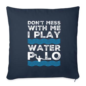 Water Polo Water Polo Water Polo Sport Gift - Sofa pillowcase 17,3'' x 17,3'' (45 x 45 cm) - navy - Front